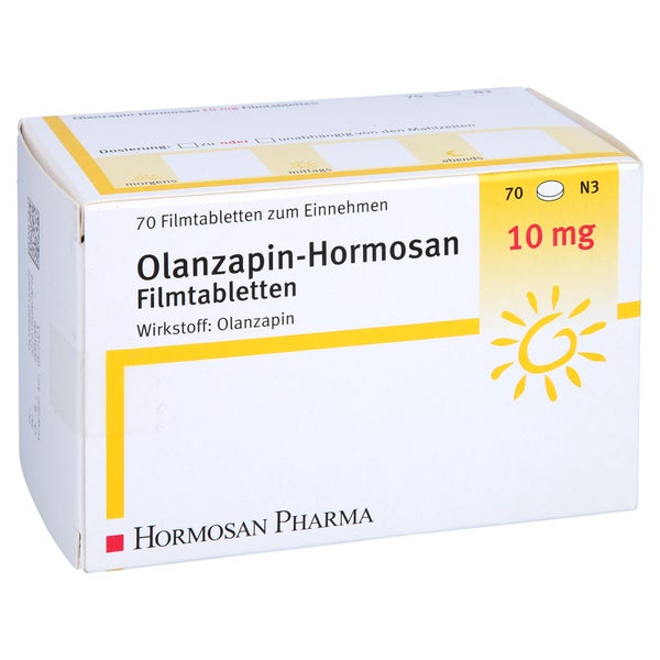 Olanzapin Hormosan 10 mg Filmtabletten 70 St