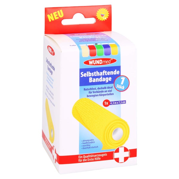 Bandage Selbsthaftend 7,5 cmx4,5 m farb. 1 St
