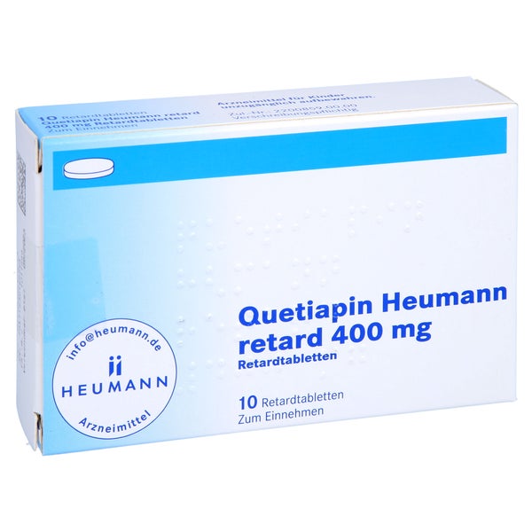 QUETIAPIN Heumann retard 400 mg Retardtabletten 10 St
