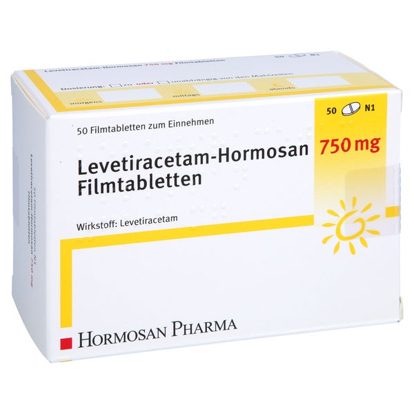 LEVETIRACETAM Hormosan 750 mg Filmtabletten 50 St