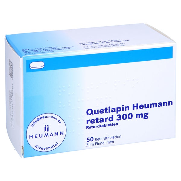 QUETIAPIN Heumann retard 300 mg Retardtabletten 50 St
