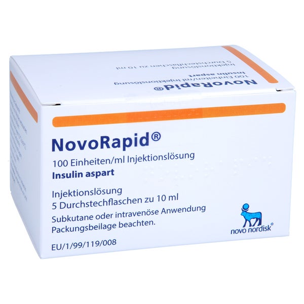 NOVORAPID 100 E/ml Injektionslösung i.e.Dsfl. 5X10 ml