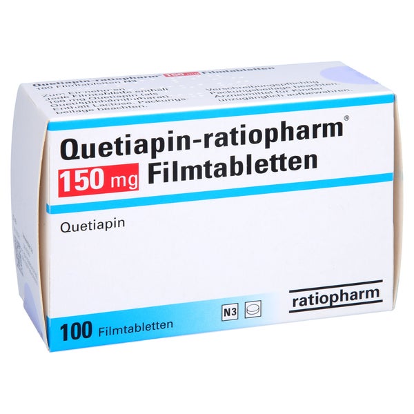 QUETIAPIN-ratiopharm 150 mg Filmtabletten 100 St