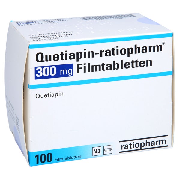 QUETIAPIN-ratiopharm 300 mg Filmtabletten 100 St