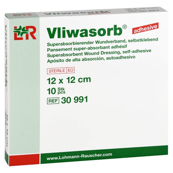 Vliwasorb Adhesive Superabso.komp.sk.st. 10 St