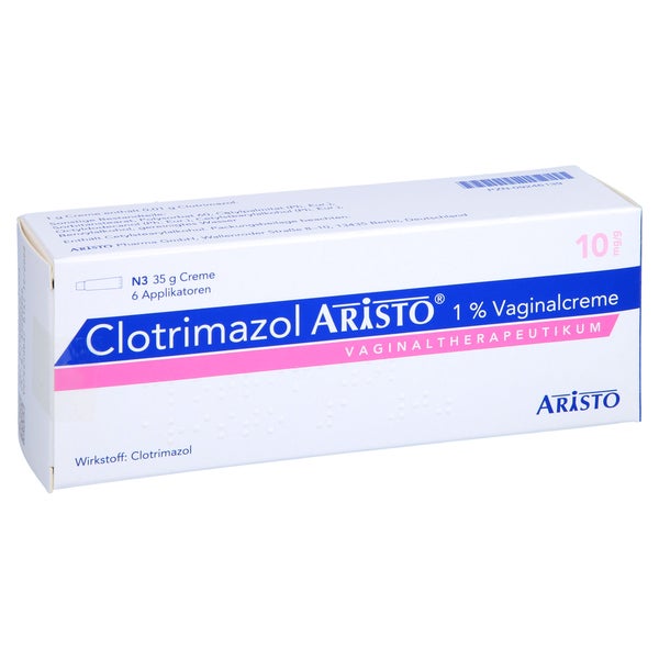 CLOTRIMAZOL ARISTO 1% Vaginalcreme + 6 Applikat. 35 g
