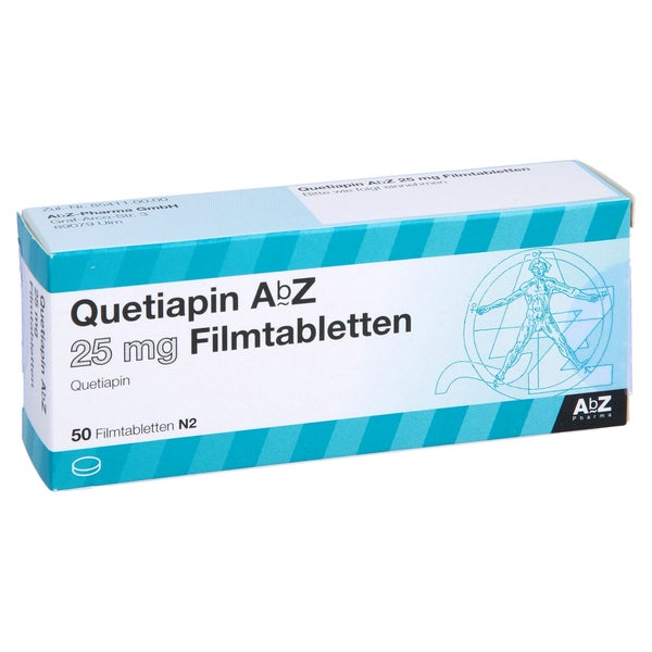 Quetiapin AbZ 25 mg Filmtabletten 50 St