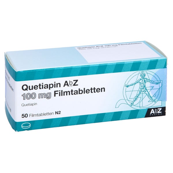 Quetiapin AbZ 100 mg Filmtabletten 50 St