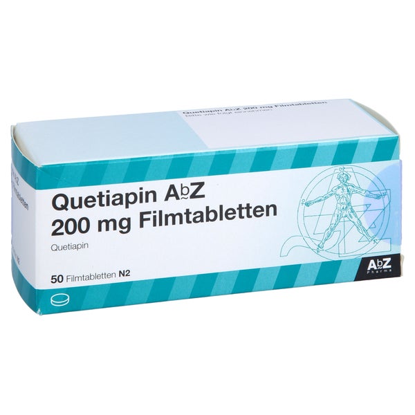 Quetiapin AbZ 200 mg Filmtabletten 50 St