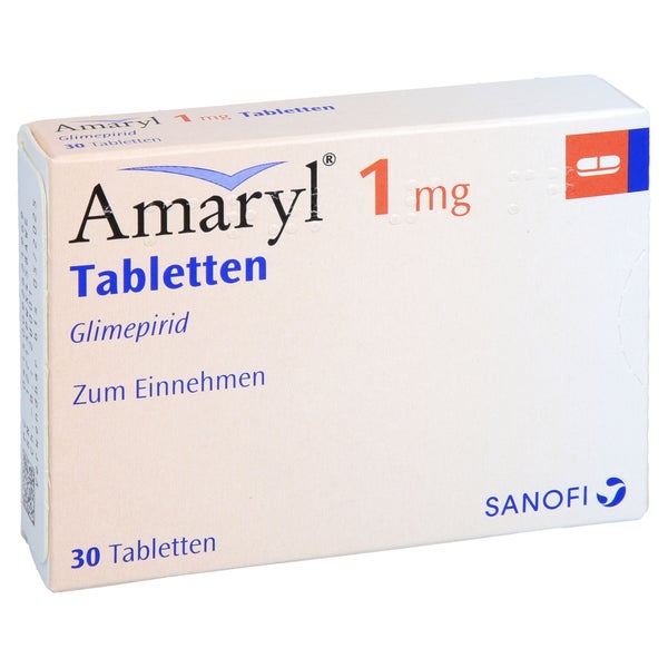 Amaryl 1 mg Tabletten 30 St