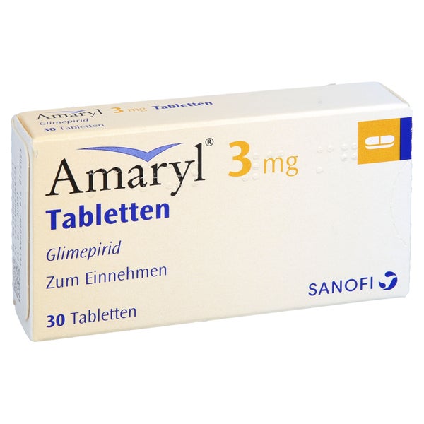 Amaryl 3 mg Tabletten 30 St