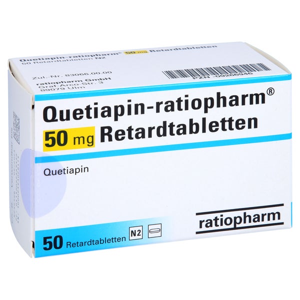 QUETIAPIN-ratiopharm 50 mg Retardtabletten 50 St
