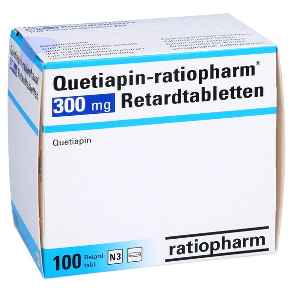 QUETIAPIN-ratiopharm 300 mg Retardtabletten 100 St