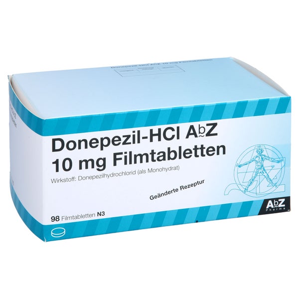 Donepezil-hcl AbZ 10 mg Filmtabletten 98 St