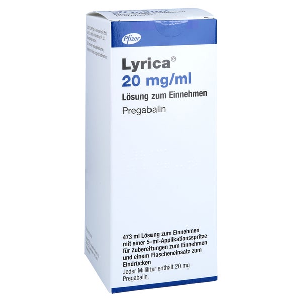 Lyrica 20 Mg/ml Lösung zum Einnehmen 473 ml