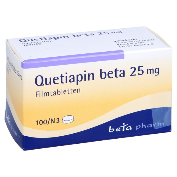 Quetiapin beta 25 mg Filmtabletten 100 St