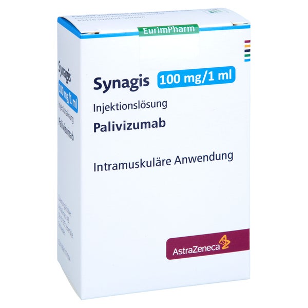 SYNAGIS 100 mg Injektionslösung 100 mg/ml Dsfl. 1X1,0 ml