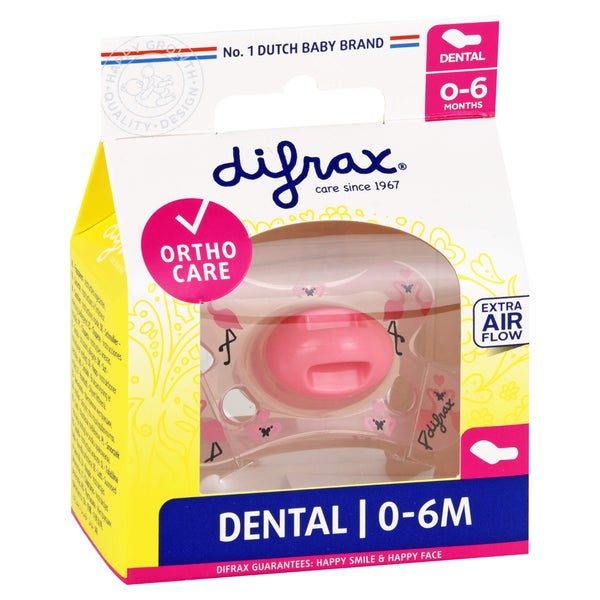 Difrax Schnuller Dental 0-6 Monate 1 St