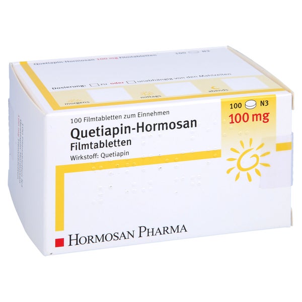 Quetiapin Hormosan 100 mg Filmtabletten 100 St