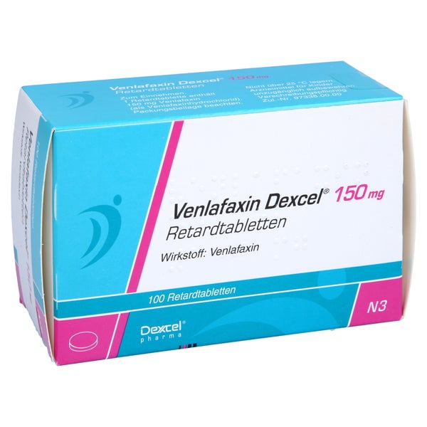 VENLAFAXIN Dexcel 150 mg Retardtabletten 100 St