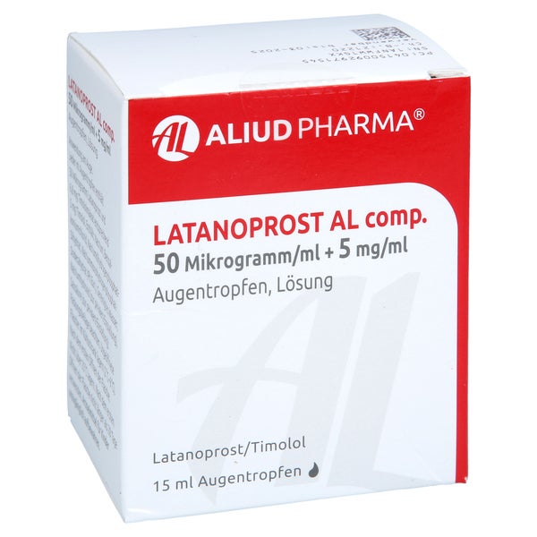 LATANOPROST AL comp.50 Mikrogr./ml+5mg/ml Augentr. 6X2,5 ml