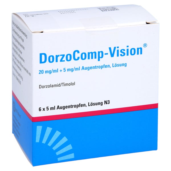 DORZOCOMP-Vision 20 mg/ml + 5 mg/ml Augentropfen 6X5 ml