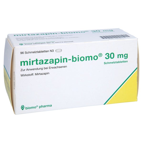 Mirtazapin-biomo 30 mg Schmelztabletten 96 St