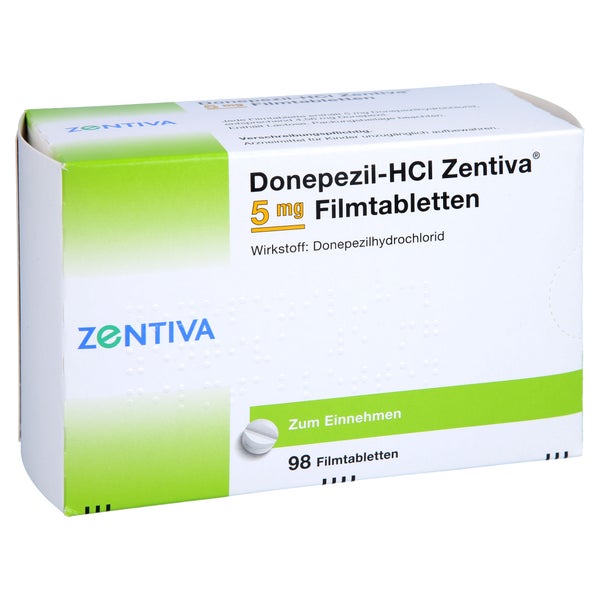 DONEPEZIL-HCL Zentiva 5 mg Filmtabletten 98 St