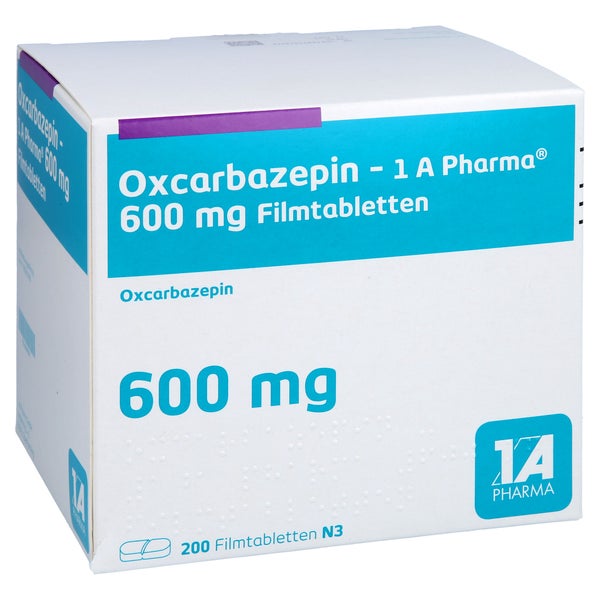 OXCARBAZEPIN-1A Pharma 600 mg Filmtabletten 200 St