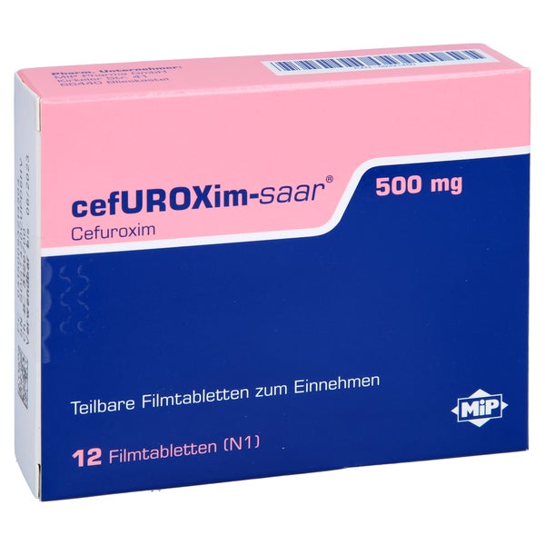 Cefuroxim-saar 500 mg Filmtabletten 12 St