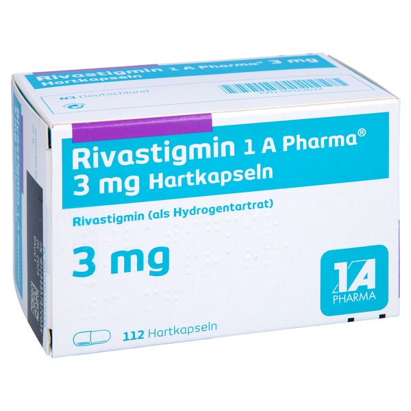 Rivastigmin-1a Pharma 3 mg Hartkapseln 112 St