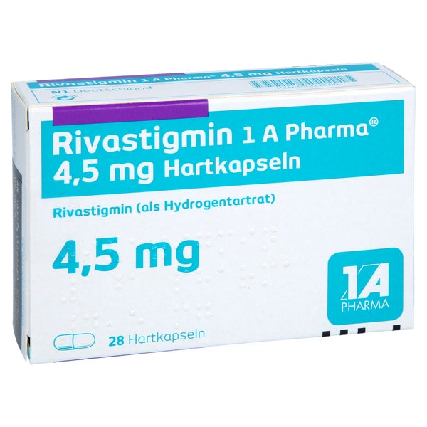 RIVASTIGMIN-1A Pharma 4,5 mg Hartkapseln 28 St