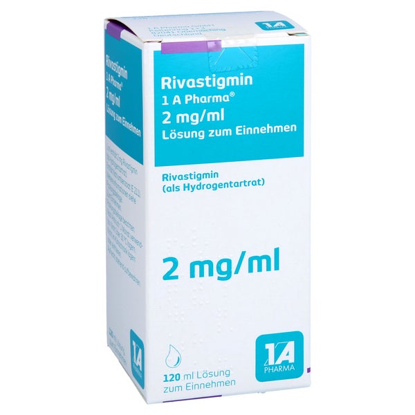 RIVASTIGMIN-1A Pharma 2 mg/ml Lösung zum Einn. 120 ml