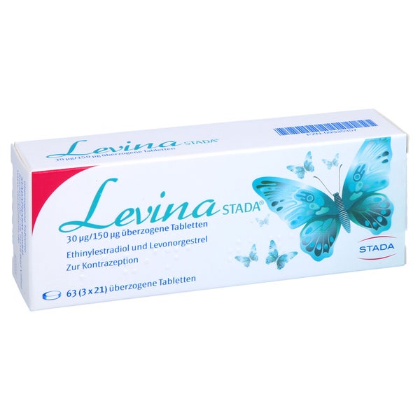 LEVINA STADA 30 µg/150 µg überzogene Tabletten 3X21 St