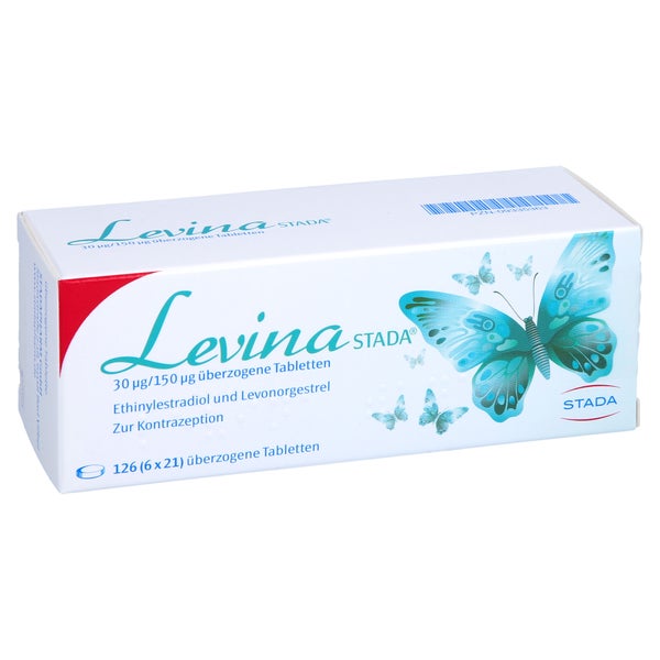 LEVINA STADA 30 µg/150 µg überzogene Tabletten 6X21 St