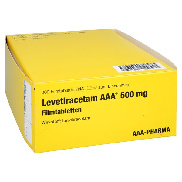 Levetiracetam AAA 500 mg Filmtabletten 200 St