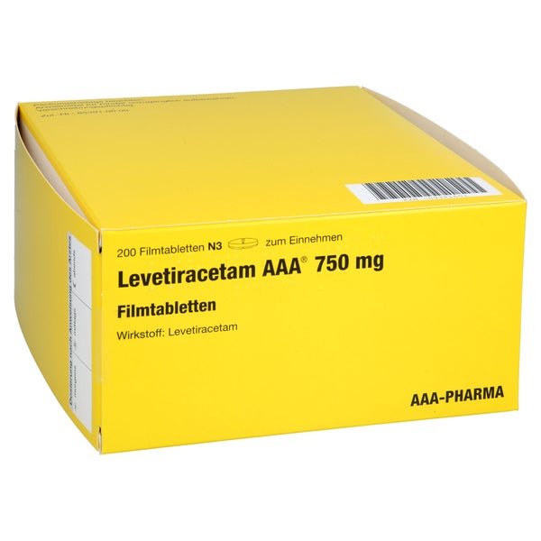 Levetiracetam AAA 750 mg Filmtabletten 200 St