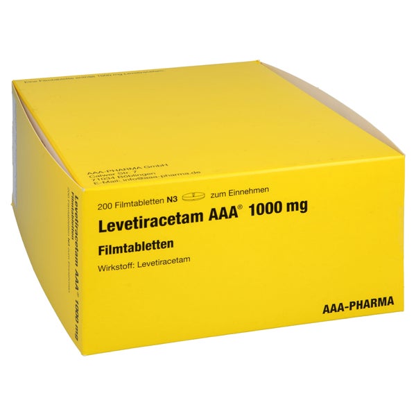 Levetiracetam AAA 1000 mg Filmtabletten 200 St