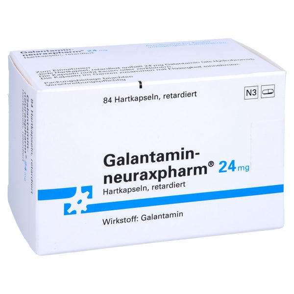 GALANTAMIN-neuraxpharm 24 mg Hartkaps.retardiert 84 St