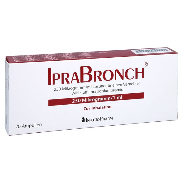 IPRABRONCH 250 µg/1 ml Lösung f.e.Vernebler 20 St