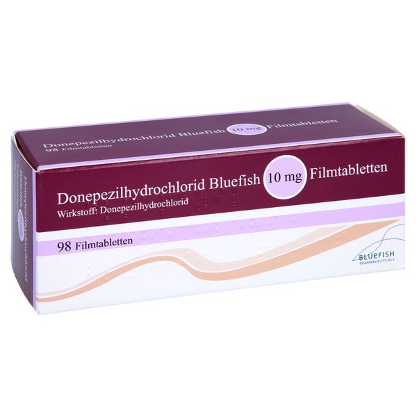 DONEPEZILHYDROCHLORID Bluefish 10 mg Filmtabletten 98 St