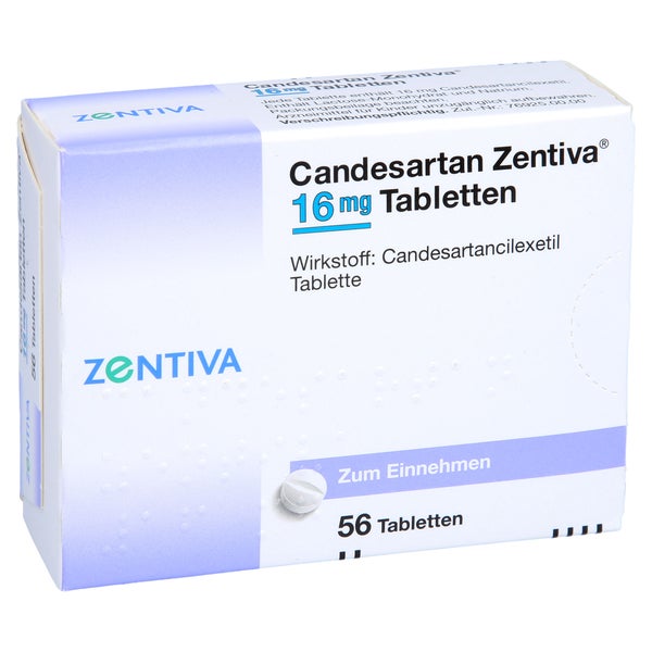 Candesartan Zentiva 16 mg Tabletten 56 St