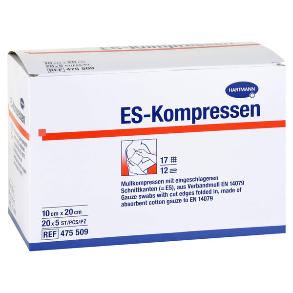 Es-kompressen Steril 10x20 cm 20X5 St