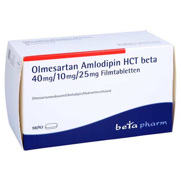 OLMESARTAN Amlodipin HCT beta 40mg/10mg/25mg FTA 98 St