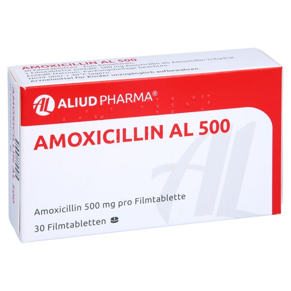 Amoxicillin AL 500 Filmtabletten 30 St