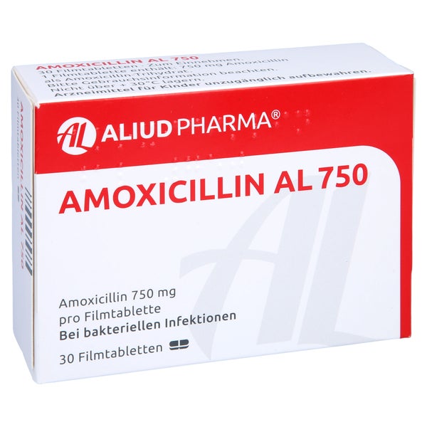 Amoxicillin AL 750 Filmtabletten 30 St
