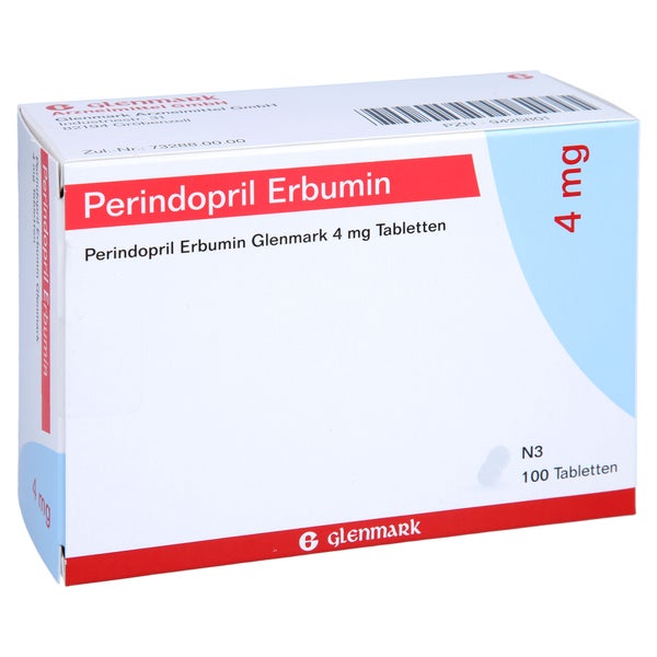 PERINDOPRIL Erbumin Glenmark 4 mg Tabletten 100 St