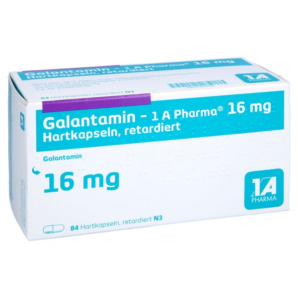 GALANTAMIN-1A Pharma 16 mg Hartkapseln retardiert 84 St