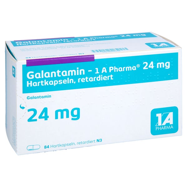 GALANTAMIN-1A Pharma 24 mg Hartkapseln retardiert 84 St