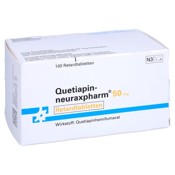 QUETIAPIN-neuraxpharm 50 mg Retardtabletten 100 St